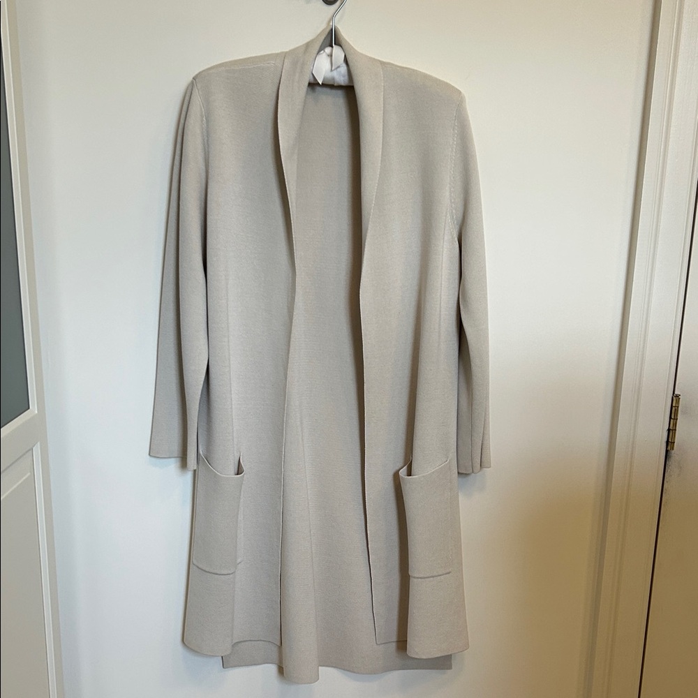Eileen Fisher Soft Beige Women's Cape Coat